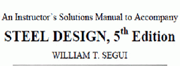 کتاب حل المسائل طراحی سازه های فولادی سگوا Segui